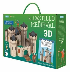 CASTILLO MEDIEVAL 3D - LIBRO + MAQUETA 3D DE 89 PIEZAS - MANOLITO BOOK