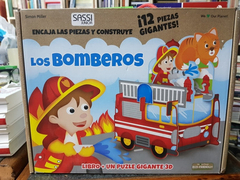 LOS BOMBEROS (LIBRO + PUZLE GIGANTE 3D DE 12 PIEZAS) - MANOLITO BOOK - comprar online