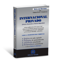 Guia de estudio Derecho Internacional Privado - Sara Feldstein - Editorial Estudio