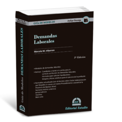 Guia de Modelos de Demandas Laborales (CONTENIDO DIGITAL DE DESCARGA) - Marcela Iribarren - Editorial Estudio