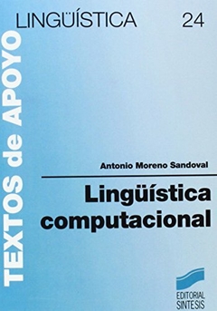 LINGUISTICA COMPUTACIONAL | ANTONIO MORENO