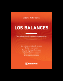 Los balances - Veron Alberto Victor - Editorial Erreius