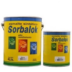 Esmalte Sintetico Sorbalok Negro Satinado - 4 Lts