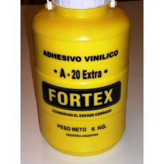 Cola Vinilica Fortex A20 - Pote De 6 Kg.