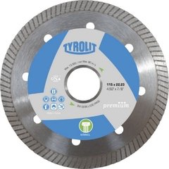 Disco Tyrolit-Premium Diamantado Turbo Granito - 178 Mm - 22.2 Mm Tipo STR