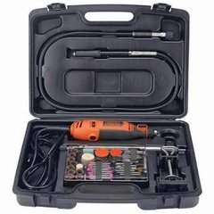 Torno Manualblack & Decker 113 Acesorios Vel. Variable RT18KA - Rt18Ka