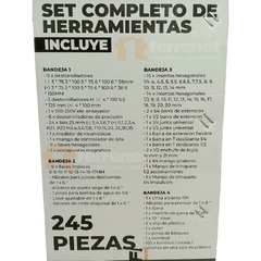 Maletin Completo De Herramientas Lusqtoff Lqcm245-8 245 Piezas - Ferrenet Ferretería Industrial