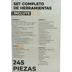 Maletin Completo De Herramientas Lusqtoff Lqcm245-9 245 Piezas - Ferrenet Ferretería Industrial