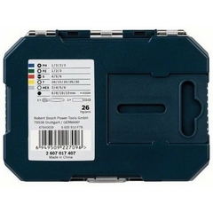 Set De Puntas Y Tubos Bosch En Caja Plastica 26 Piezas Profesional Azul - comprar online