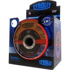 Disco de Corte Tyrolit Secur Extra 2 en 1 - 115 x 1.6 x 22.2 mm