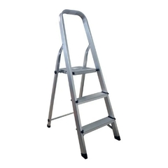 ESCALERA FMT FAMILIAR ALUMINIO SIMPLE 150 KGS. MAX. - 3 ESCALONES 0.60 MTS.