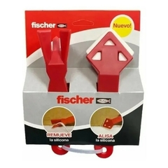 Kit Aplicador Fischer Para Siliconas Y Selladores 629001 Espátula + Removedor Plásticos