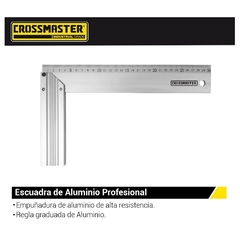 Escuadra Aluminio Crossmaster Profesional 9932156 - 300 Mm - comprar online