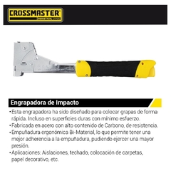 Engrampadora De Impacto Crossmaster 9932228 - 6 A 14 Mm - comprar online