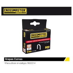 Grampas Curvas Crossmaster P/Codigo 9932214 X 500 Unid. 9932350 - 10 X 7.7 Mm - comprar online