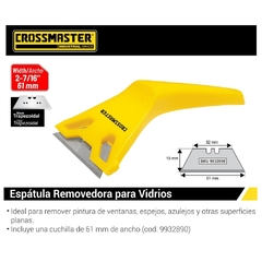 Rascavidrio Crossmaster Mango Plastico 9932404 - 61 Mm - comprar online