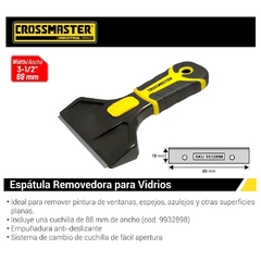 Rascavidrio Profesional Crossmaster M/Plastico 9932408 - 80 Mm - comprar online