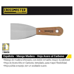 Espatula Crossmaster M/Madera 9932450 - 25 Mm - 1" - comprar online