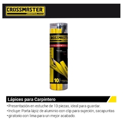 Lapiz Carpintero Crossmaster 9932528 - 10 Unidades - comprar online