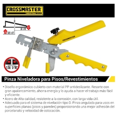 Pinza Niveladora Crossmaster Para Colocar Pisos 9932626 - 0 - tienda online