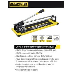 Cortadora De Ceramicos Crossmaster Manual 9936828 - 600 Mm - Hasta 12 Mm Espesor - comprar online