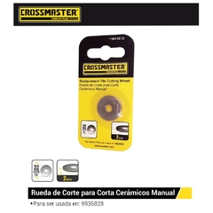 Rueda De Corte Para Cortadora De Ceramicos Crossmaster 9936833 - 22 X 6 X 2 Mm - comprar online