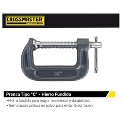 Prensa G Hierro Fundido Crossmaster 9937142 - 51 Mm - 2" - comprar online