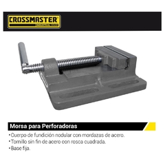 Morsa Plana Crossmaster Fija 9937352 - 3" - 77 Mm - comprar online