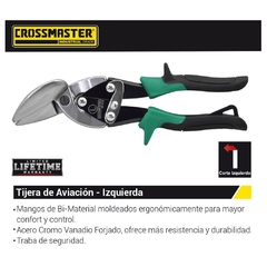 Tijera De Aviacion Crossmaster Izquierda 254 Mm 9937822 - 10" - comprar online