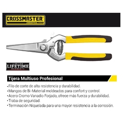 Tijera Multiuso Crossmaster Corte Derecho 9937886 - 203 Mm - 8" - comprar online