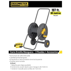 Carro Enrollador De Mangueras Crossmaster 9937990 - Con Accesorios - comprar online