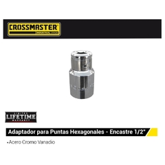 Adaptador Crossmaster P/Puntas Exagonales 9942602 - 1/2" H X 8.0 Mm - comprar online
