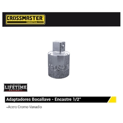 Adaptador Bocallave Crossmaster Enc. 1/2 9942604 - 1/2" H X 3/8" M - comprar online