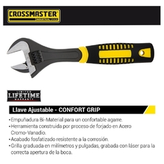 Llave Ajustable Crossmaster L= 152 Mm 9943070 - 6" Confort - comprar online