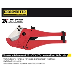 Tijera Cortacaños De Pvc Crossmaster Automatica Reforzada 9943312 - 42 Mm - 1.5/8" - comprar online