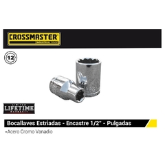 Bocallave Crossmaster Estriadas Enc. 1/2 9946186 - 5/16" - comprar online