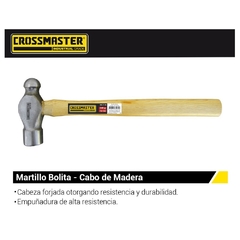 Martillo Bolita Crossmaster C/Madera 9969108 - 340 Grs. - comprar online
