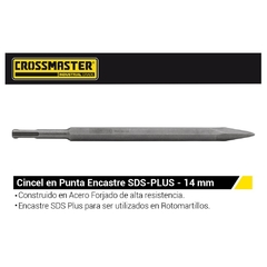 Cincel De Punta Crossmaster Sds Plus 9969604 - 14 X 250 Mm - comprar online