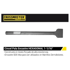 Cincel Pala Crossmaster Hexagonal 1.1/8 9969644 - 80 X 500 Mm - comprar online