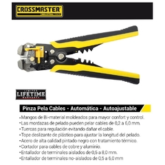 Pinza Pelacable Automatico Crossmaster 9969803 - 8" - 200 Mm - comprar online