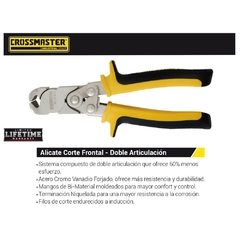 Alicate Doble Articulacion Crossmaster Corte Frontal 9970154.5 - 4" - comprar online