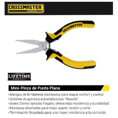 Pinza Crossmaster Punta Plana L= 127 Mm 9970290 - 5" - comprar online