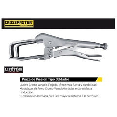 Pinza De Presion Crossmaster Tipo Soldador 9970578 - 254 Mm - 10" - comprar online