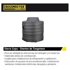 Sierras Copa Crossmaster C/Dientes De Widia 9971502 - 30 Mm - comprar online