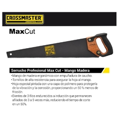 Serrucho Crossmaster Max Cut Mango Madera 9971808 - 20" - comprar online