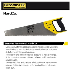 Serrucho Crossmaster Hard Cut Mango Plastico 9971824 - 16" - comprar online