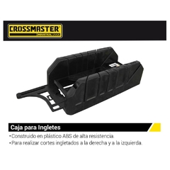 Caja De Ingletear Crossmaster Plastica 9971862 - 45º - 22.1/2º - 90º - comprar online