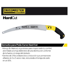 Serrucho P/Poda Curvo Crossmaster Hard Cut M/Plastico 9971872 - 305 Mm - 12" - comprar online