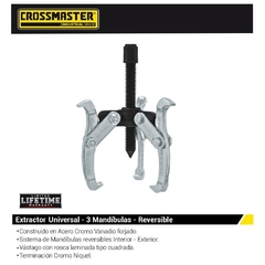 Extractor Universal Crossmaster 3 Mandibulas 9980734 - 3" - comprar online