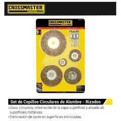 Kit De Cepillos Circulares Crossmaster 9980992 - 5 Piezas - comprar online